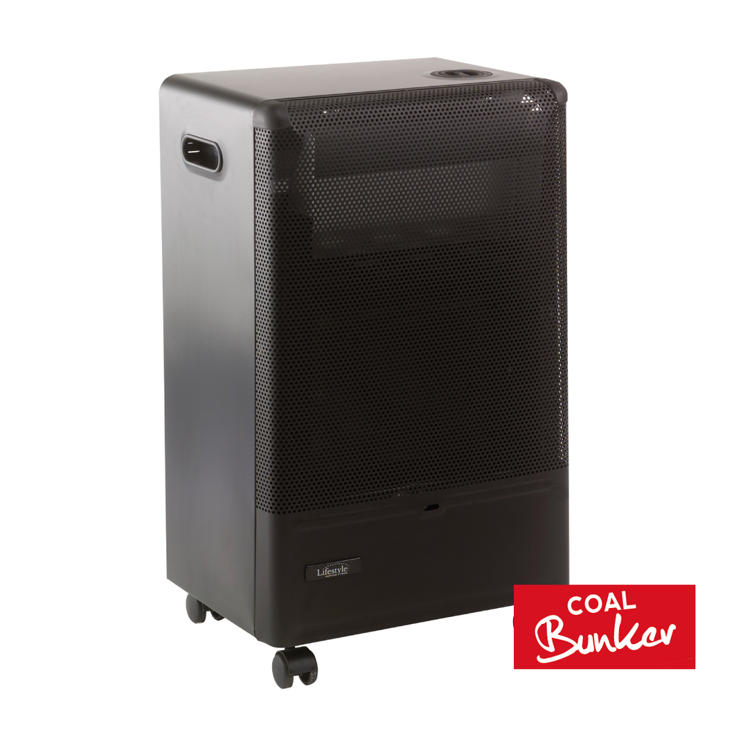 LIFESTYLE BLUE FLAME CABINET HEATER 4.2KW - Hose and regulator included!