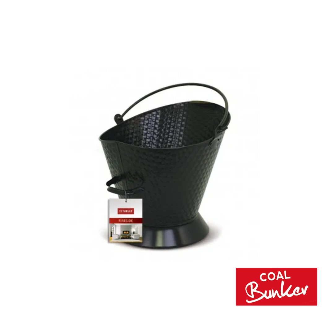 De Vielle Waterloo Bucket Black Weave